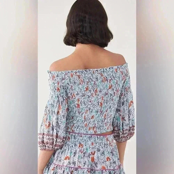 Poupette St Barth
Ariel Smocked Top in Sky Blue Clary - Picture 8 of 8